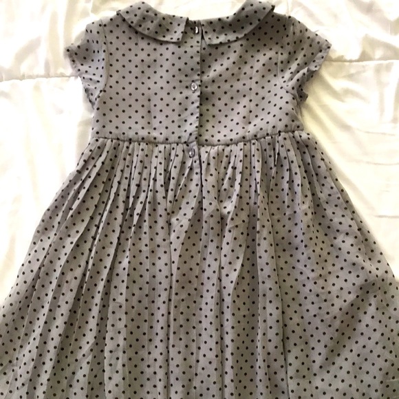 H&M girls pleated dress. Gray & black. Size 5-6y - Picture 4 of 12